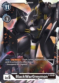 BT04: BlackWarGreymon - P-026 (Great Dash Pack) | Shuffle n Cut Hobbies & Games