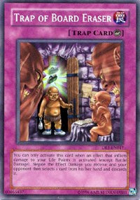Trap of Board Eraser [DR1-EN047] Common | Shuffle n Cut Hobbies & Games