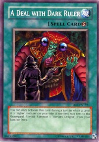 A Deal with Dark Ruler [DR1-EN192] Common | Shuffle n Cut Hobbies & Games