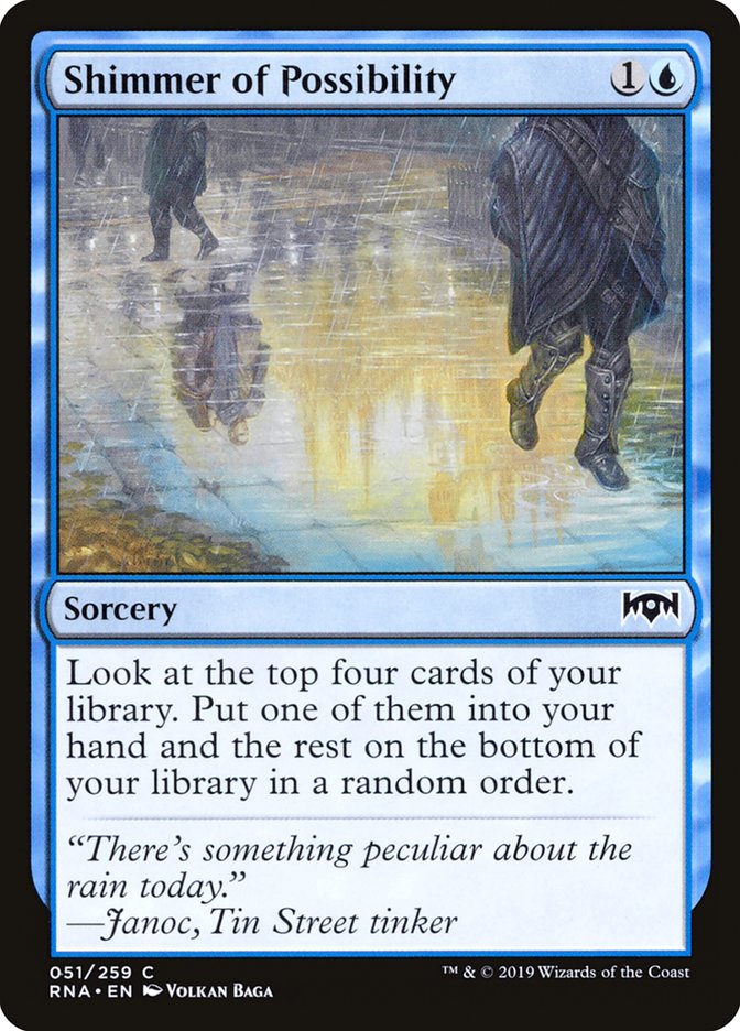 Shimmer of Possibility [Ravnica Allegiance] | Shuffle n Cut Hobbies & Games