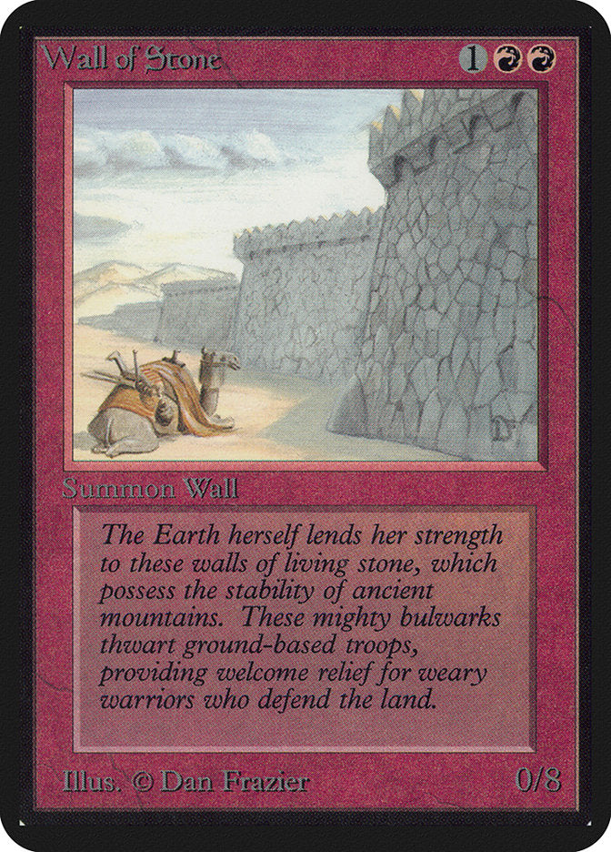 Wall of Stone [Alpha Edition] | Shuffle n Cut Hobbies & Games