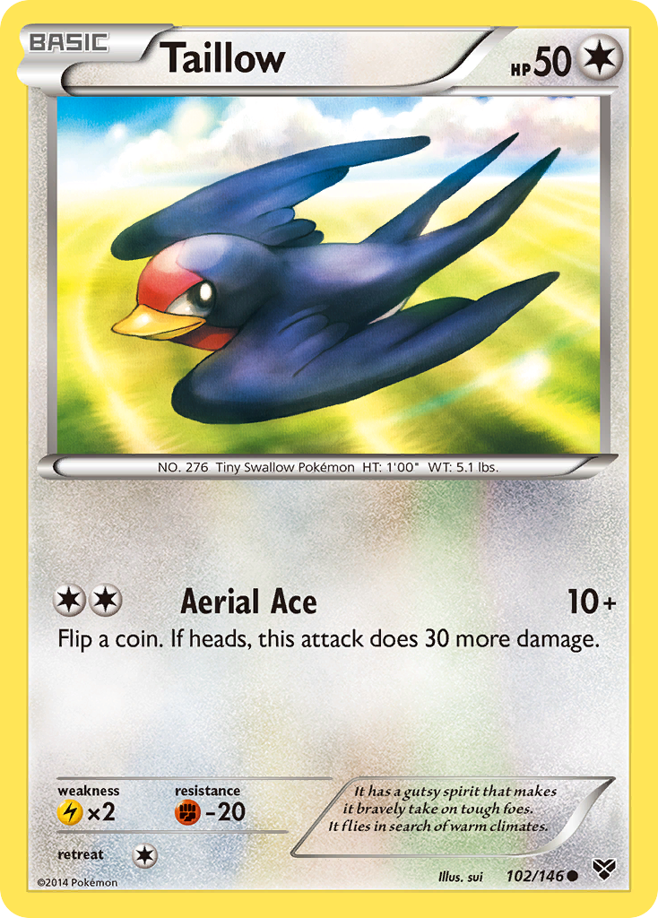 Taillow (102/146) [XY: Base Set] | Shuffle n Cut Hobbies & Games
