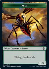 Beast (011) // Insect Double-Sided Token [Commander 2021 Tokens] | Shuffle n Cut Hobbies & Games