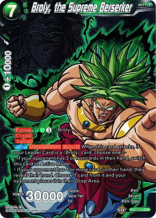 Broly, the Supreme Berserker (SPR) [BT6-074_SPR] | Shuffle n Cut Hobbies & Games