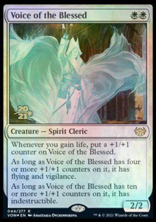 Voice of the Blessed [Innistrad: Crimson Vow Prerelease Promos] | Shuffle n Cut Hobbies & Games