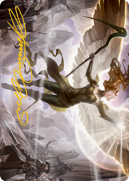 Sigarda's Splendor Art Card (Gold-Stamped Signature) [Innistrad: Midnight Hunt Art Series] | Shuffle n Cut Hobbies & Games