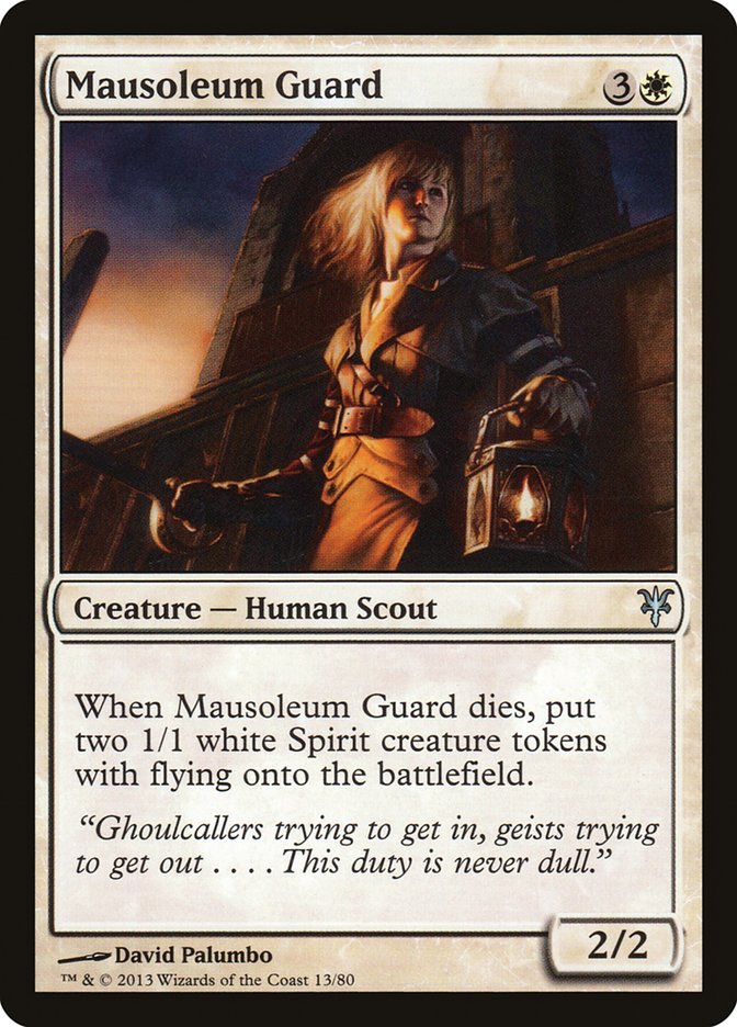 Mausoleum Guard [Duel Decks: Sorin vs. Tibalt] | Shuffle n Cut Hobbies & Games