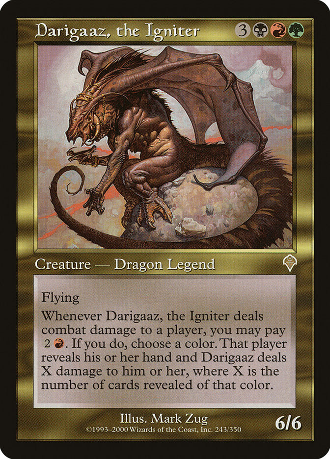 Darigaaz, the Igniter [Invasion] | Shuffle n Cut Hobbies & Games