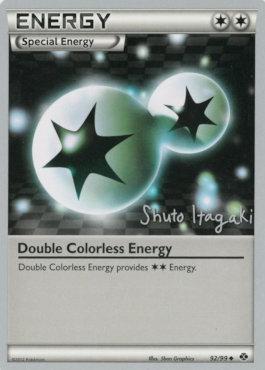 Double Colorless Energy (92/99) (Terraki-Mewtwo - Shuto Itagaki) [World Championships 2012] | Shuffle n Cut Hobbies & Games