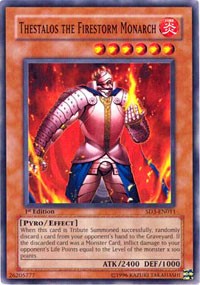 Thestalos the Firestorm Monarch [SD3-EN011] Common | Shuffle n Cut Hobbies & Games