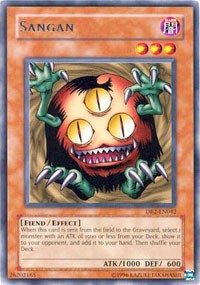 Sangan [DB2-EN042] Rare | Shuffle n Cut Hobbies & Games