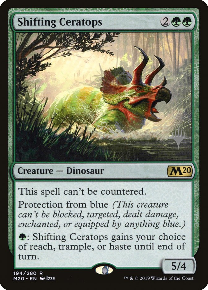 Shifting Ceratops (Promo Pack) [Core Set 2020 Promos] | Shuffle n Cut Hobbies & Games