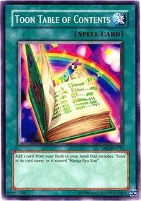 Toon Table of Contents [DB2-EN121] Common | Shuffle n Cut Hobbies & Games
