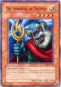 The Immortal of Thunder [DB2-EN059] Common | Shuffle n Cut Hobbies & Games