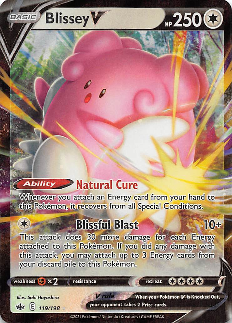 Blissey V (119/198) [Sword & Shield: Chilling Reign] | Shuffle n Cut Hobbies & Games