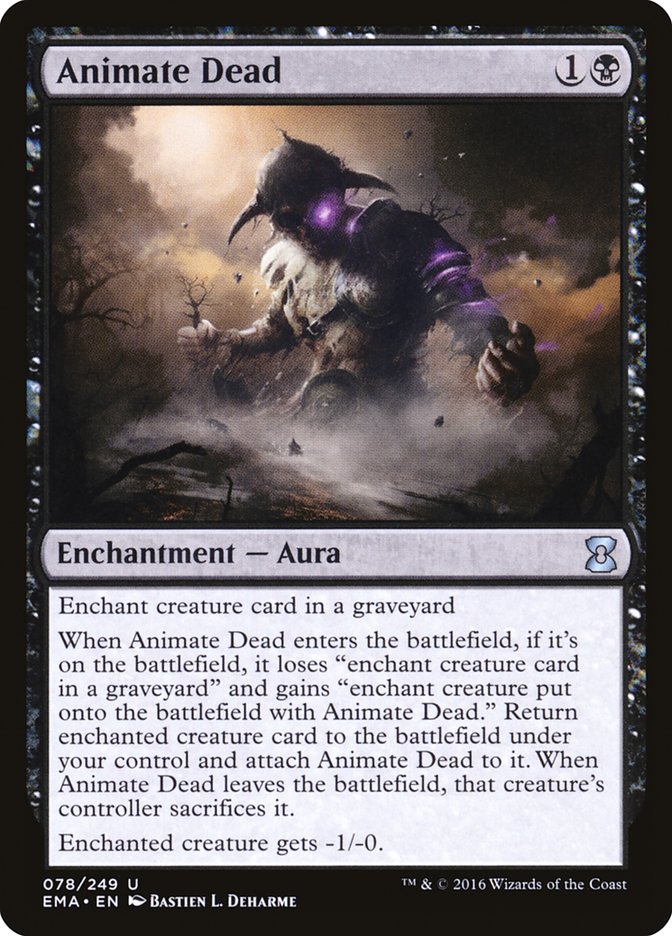 Animate Dead [Eternal Masters] | Shuffle n Cut Hobbies & Games