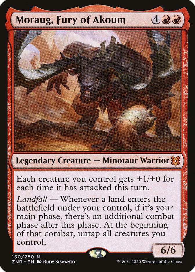 Moraug, Fury of Akoum [Zendikar Rising] | Shuffle n Cut Hobbies & Games