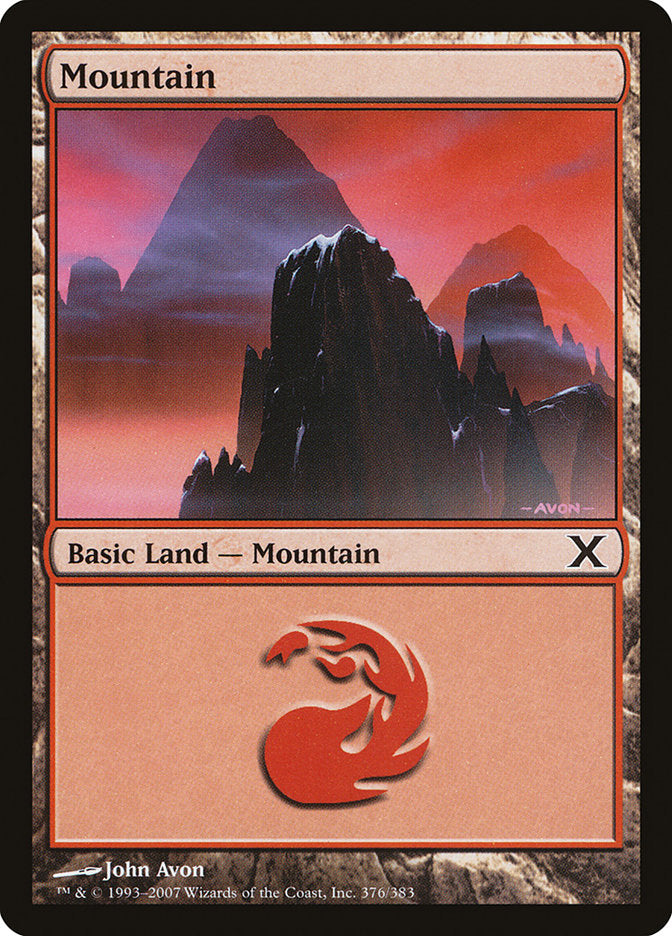 Mountain (376) [Tenth Edition] | Shuffle n Cut Hobbies & Games