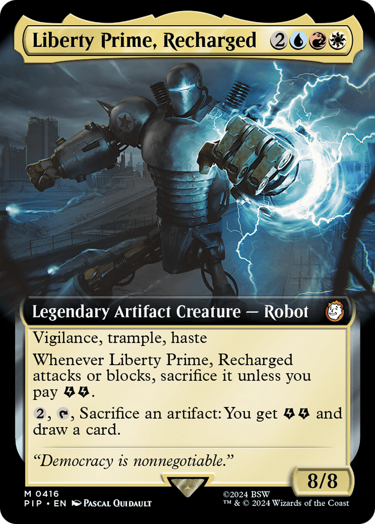Liberty Prime, Recharged (Extended Art) [Fallout] | Shuffle n Cut Hobbies & Games