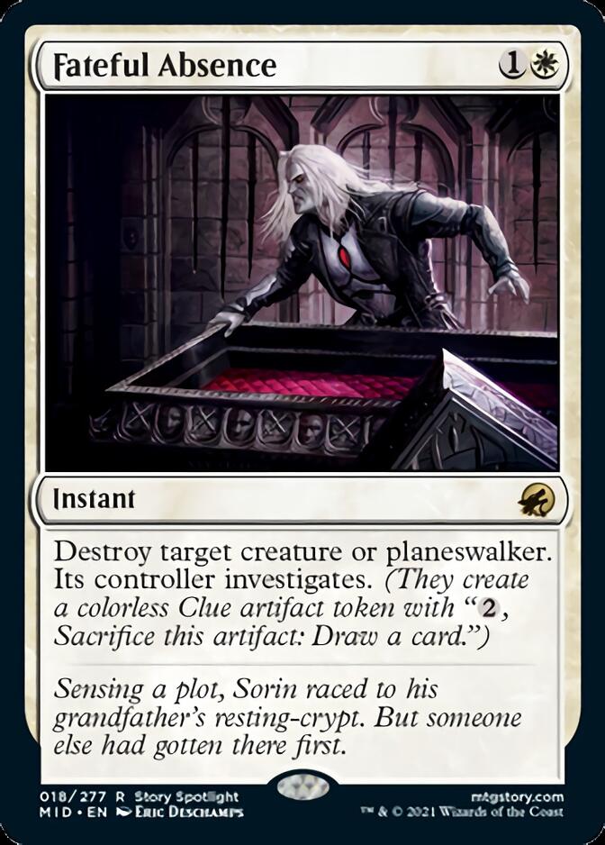 Fateful Absence [Innistrad: Midnight Hunt] | Shuffle n Cut Hobbies & Games