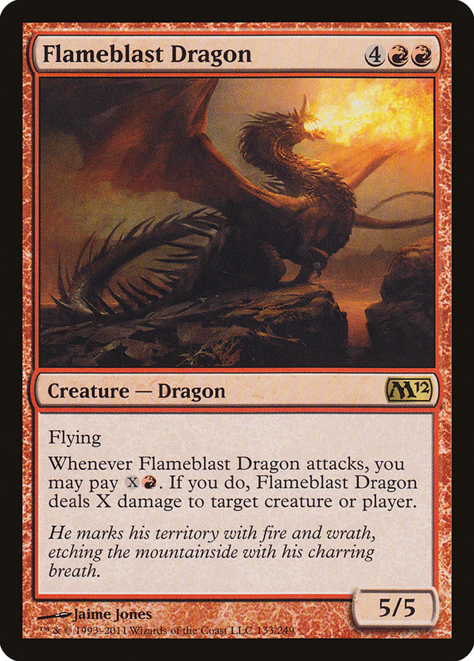 Flameblast Dragon [Magic 2012] | Shuffle n Cut Hobbies & Games