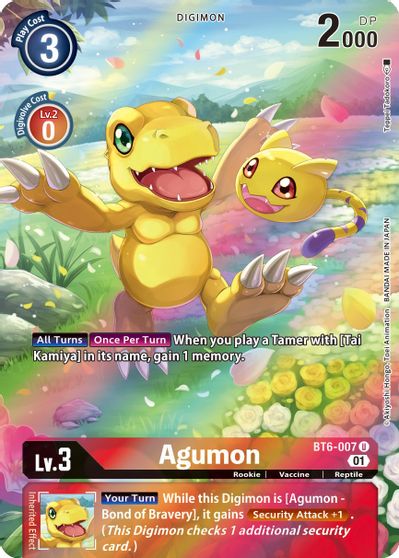 BT06: Agumon (Alternate Art) | Shuffle n Cut Hobbies & Games