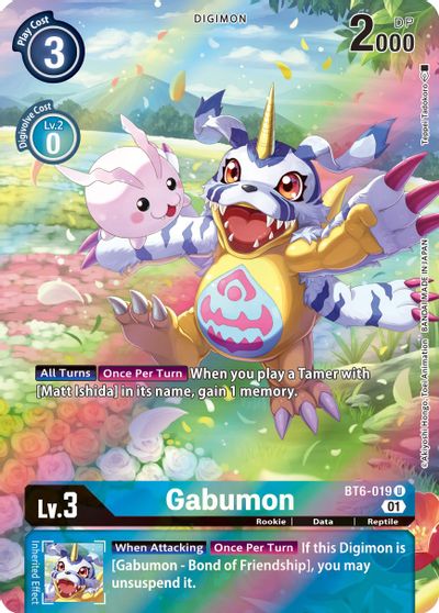 BT06: Gabumon (Alternate Art) | Shuffle n Cut Hobbies & Games