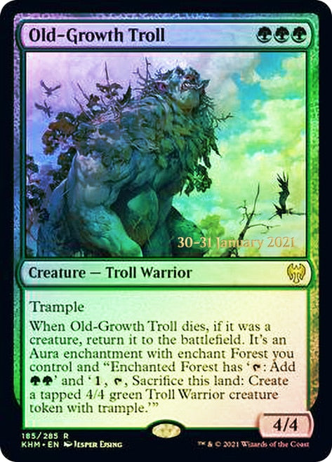 Old-Growth Troll [Kaldheim Prerelease Promos] | Shuffle n Cut Hobbies & Games