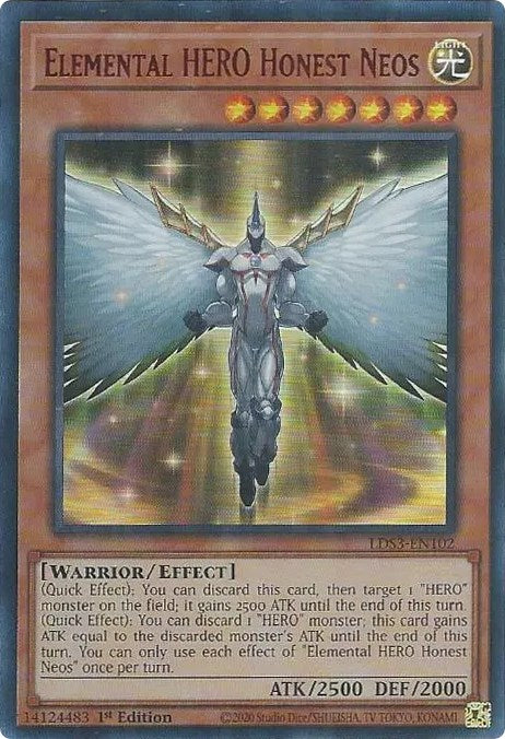 Elemental HERO Honest Neos (Red) [LDS3-EN102] Ultra Rare | Shuffle n Cut Hobbies & Games