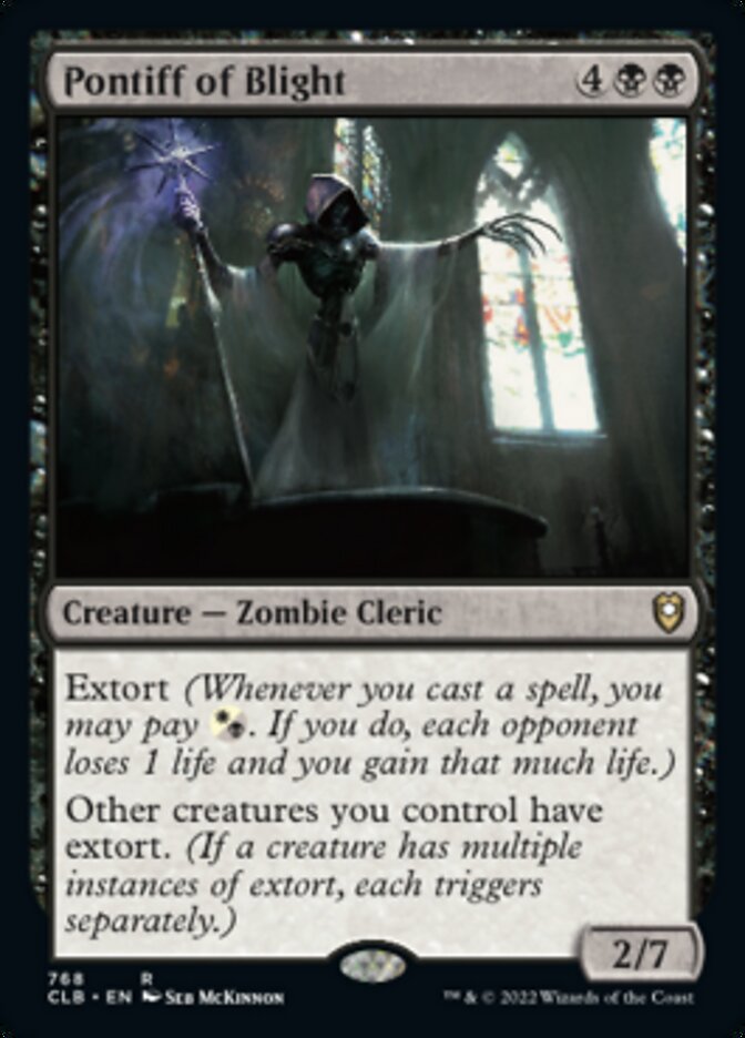 Pontiff of Blight [Commander Legends: Battle for Baldur's Gate] | Shuffle n Cut Hobbies & Games