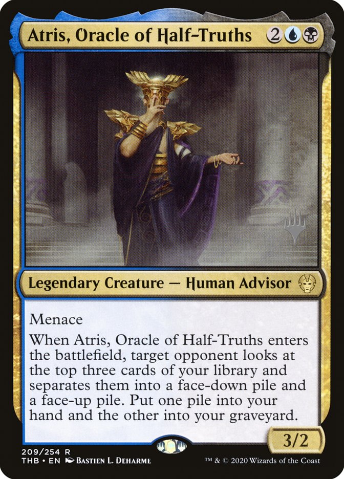 Atris, Oracle of Half-Truths (Promo Pack) [Theros Beyond Death Promos] | Shuffle n Cut Hobbies & Games