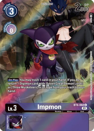 BT06: Impmon (Alternate Art) | Shuffle n Cut Hobbies & Games