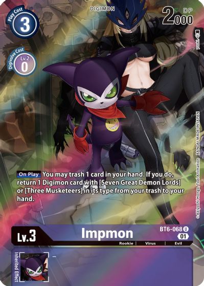 BT06: Impmon (Alternate Art) | Shuffle n Cut Hobbies & Games