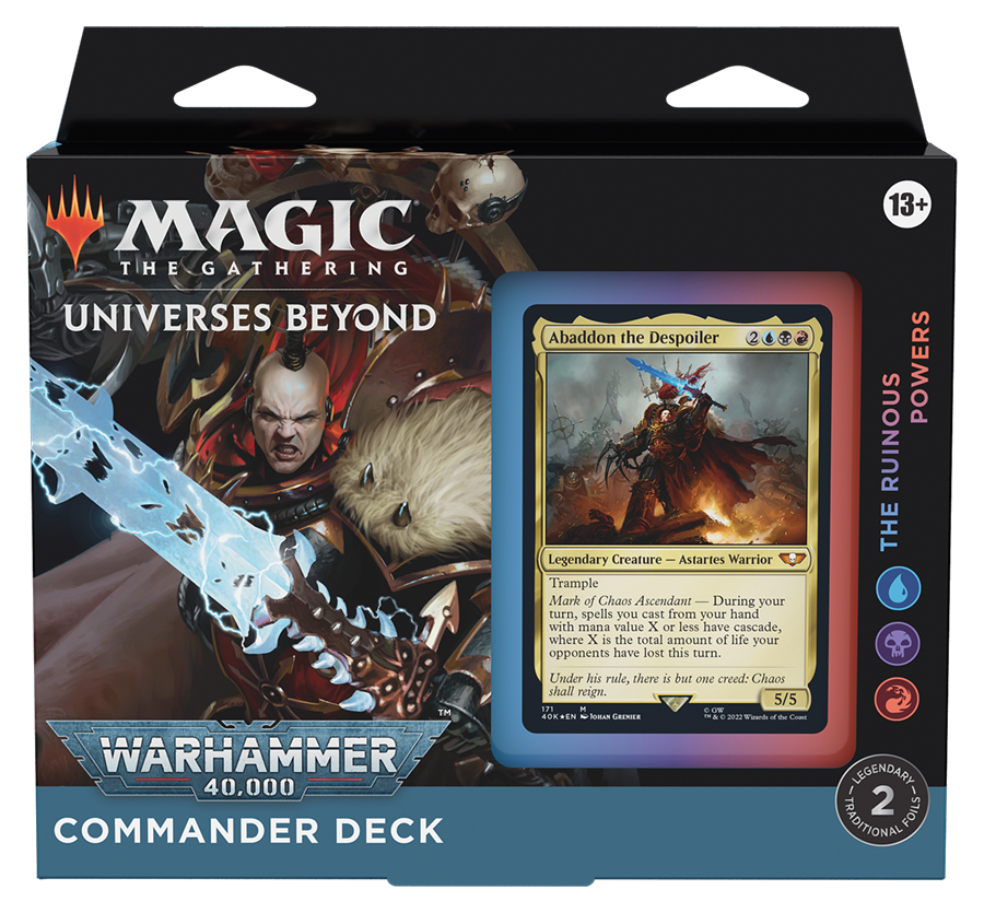 Warhammer 40,000 - Commander Deck (The Ruinous Powers) | Shuffle n Cut Hobbies & Games