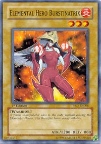 Elemental Hero Burstinatrix [YSD-EN008] Common | Shuffle n Cut Hobbies & Games