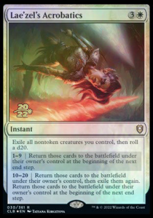Lae'zel's Acrobatics [Commander Legends: Battle for Baldur's Gate Prerelease Promos] | Shuffle n Cut Hobbies & Games