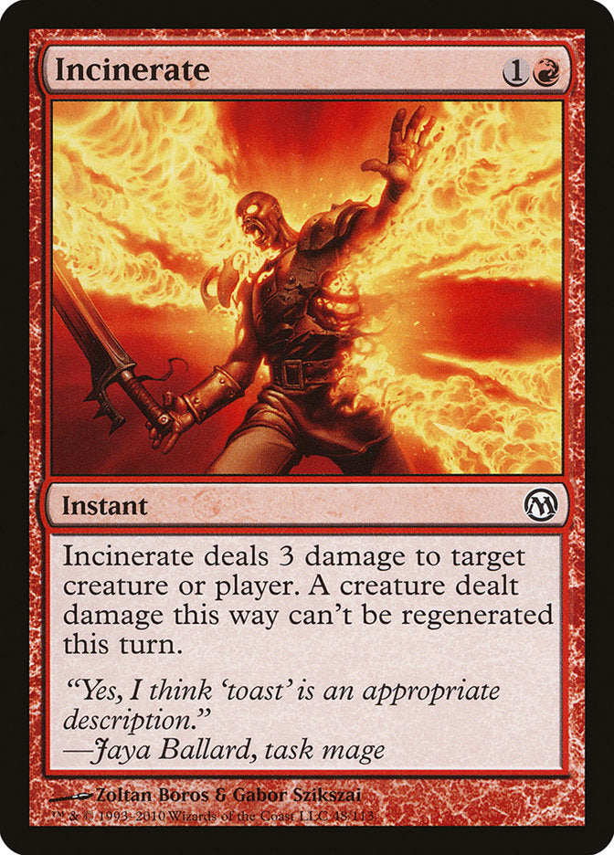 Incinerate [Duels of the Planeswalkers] | Shuffle n Cut Hobbies & Games