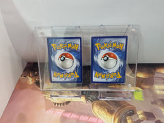 Magnetic Card Stand - Double [12mm(D) x 170mm (W) x 100mm (H)] | Shuffle n Cut Hobbies & Games