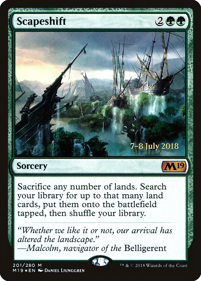 Scapeshift [Core Set 2019 Prerelease Promos] | Shuffle n Cut Hobbies & Games