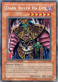 Dark Ruler Ha Des [MC1-EN006] Secret Rare | Shuffle n Cut Hobbies & Games