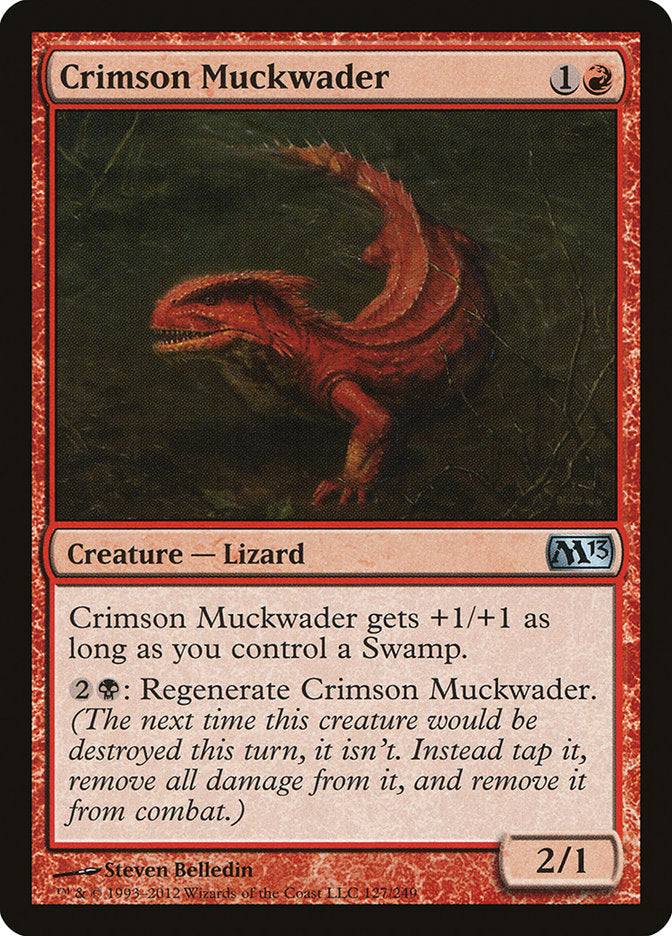 Crimson Muckwader [Magic 2013] | Shuffle n Cut Hobbies & Games