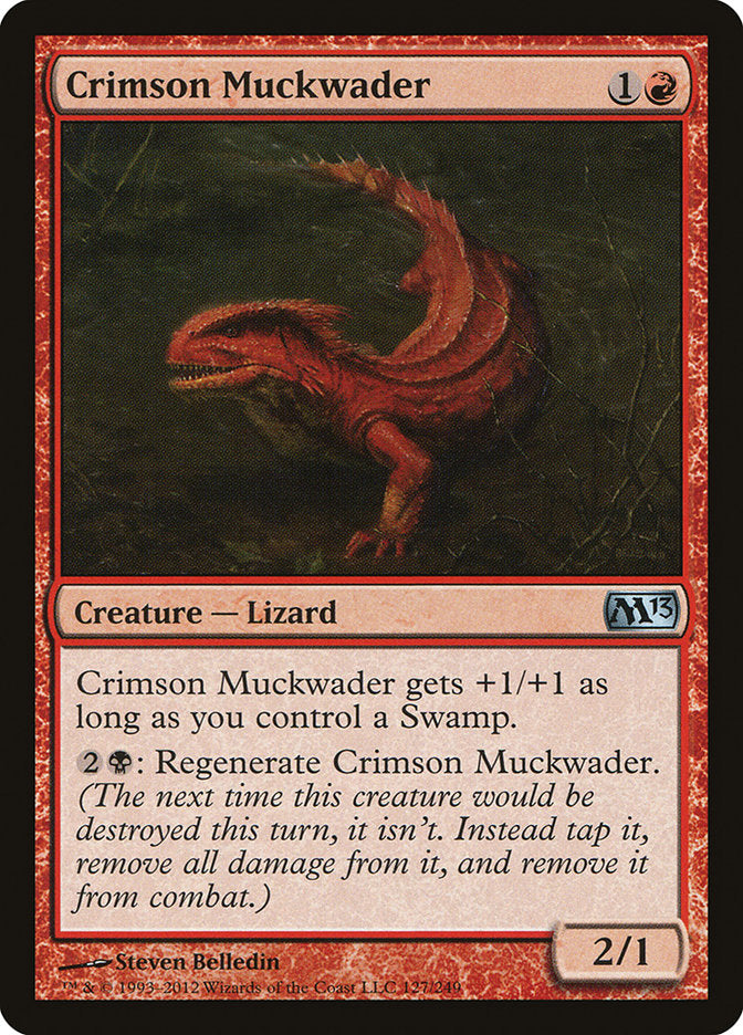 Crimson Muckwader [Magic 2013] | Shuffle n Cut Hobbies & Games