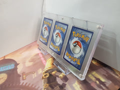 Magnetic Card Stand - Triple [12mm(D) x 220mm (W) x 100mm (H)] | Shuffle n Cut Hobbies & Games