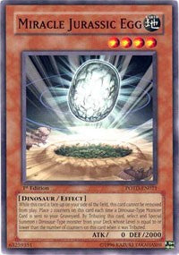 Miracle Jurassic Egg [POTD-EN021] Common | Shuffle n Cut Hobbies & Games