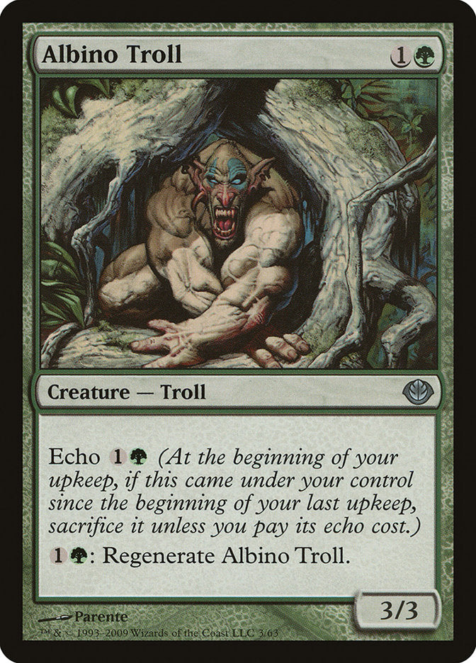 Albino Troll [Duel Decks: Garruk vs. Liliana] | Shuffle n Cut Hobbies & Games