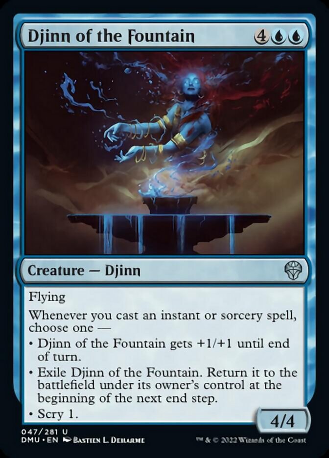 Djinn of the Fountain [Dominaria United] | Shuffle n Cut Hobbies & Games