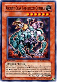 Ancient Gear Gadjiltron Chimera [SD10-EN002] Common | Shuffle n Cut Hobbies & Games
