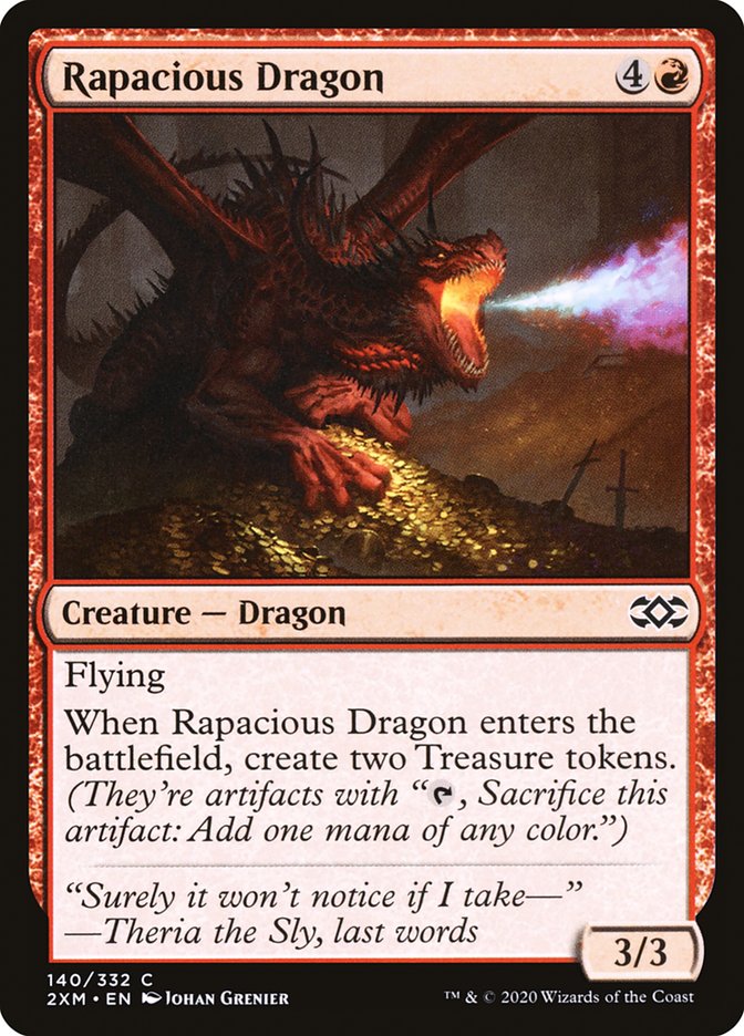 Rapacious Dragon [Double Masters] | Shuffle n Cut Hobbies & Games