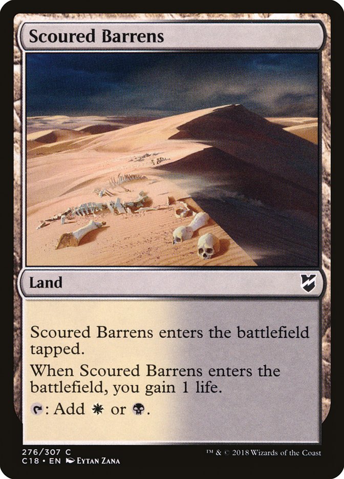Scoured Barrens [Commander 2018] | Shuffle n Cut Hobbies & Games