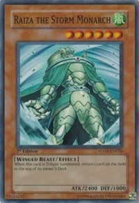Raiza the Storm Monarch [FOTB-EN026] Super Rare | Shuffle n Cut Hobbies & Games